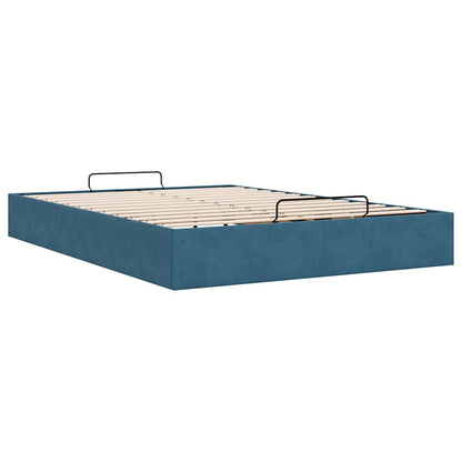 Struttura Letto Pouf senza Materasso 140x200 cm in Velluto - homemem39