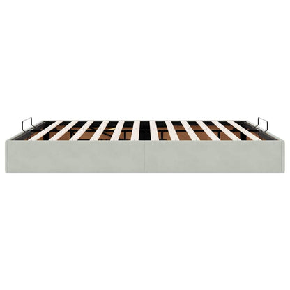 Struttura Letto Pouf senza Materasso 160x200 cm in Velluto