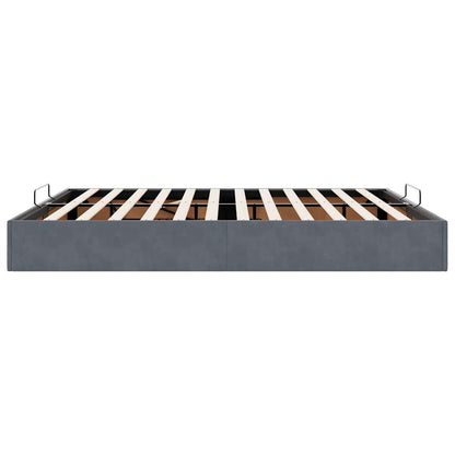 Struttura Letto Pouf senza Materasso 160x200 cm in Velluto