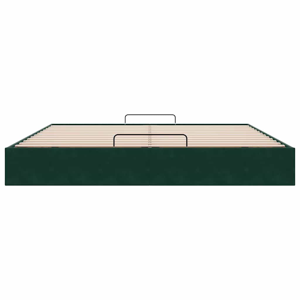 Struttura Letto Pouf senza Materasso 160x200 cm in Velluto