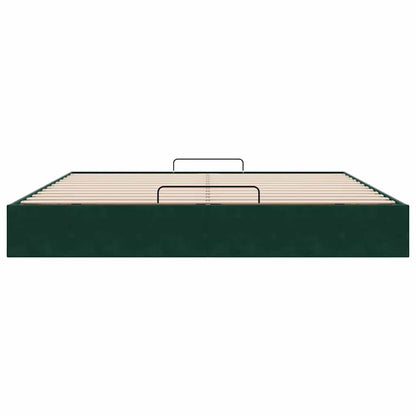 Struttura Letto Pouf senza Materasso 160x200 cm in Velluto