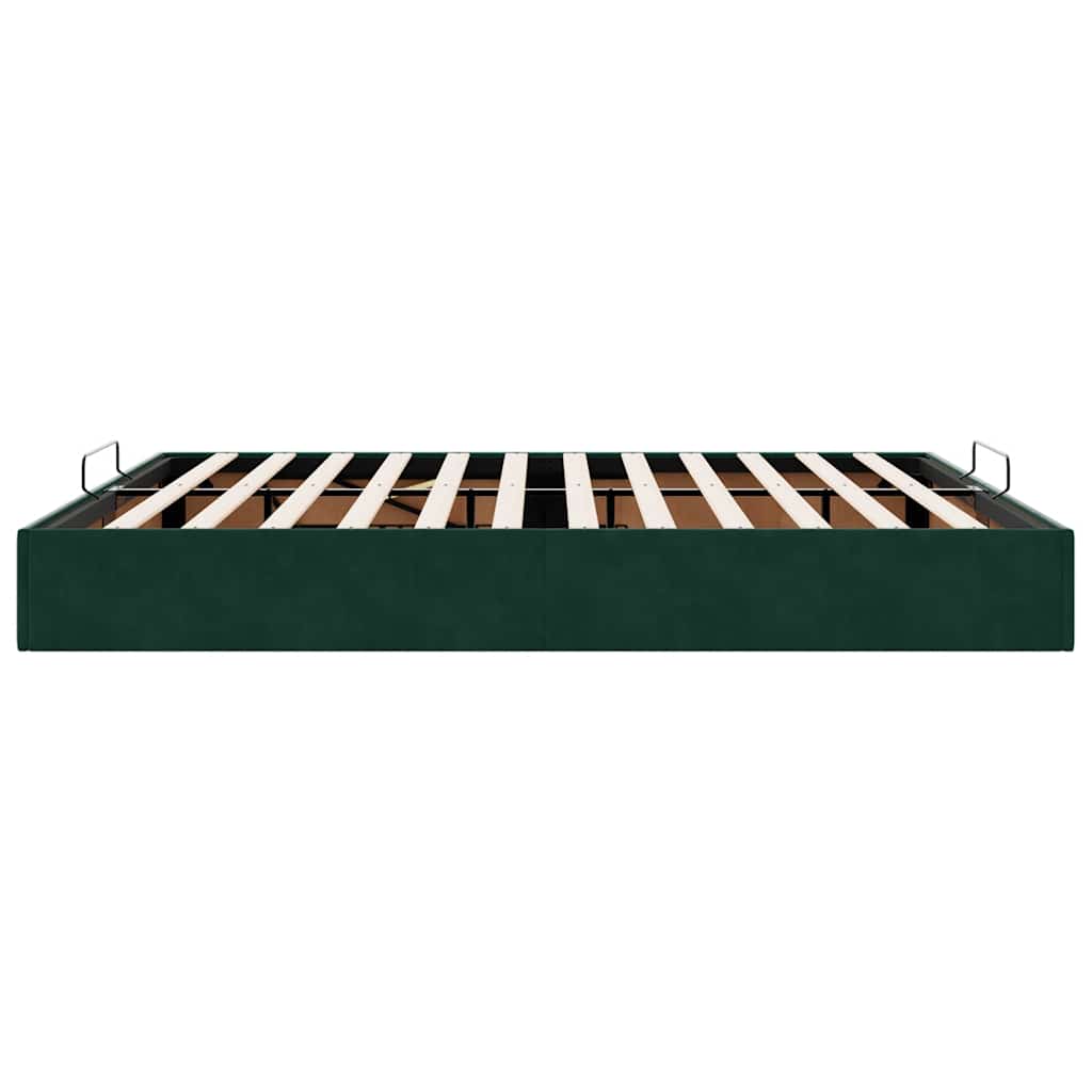 Struttura Letto Pouf senza Materasso 160x200 cm in Velluto