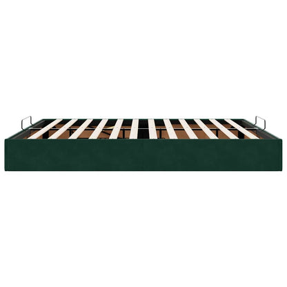Struttura Letto Pouf senza Materasso 160x200 cm in Velluto