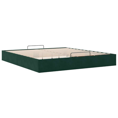 Struttura Letto Pouf senza Materasso 160x200 cm in Velluto