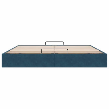 Struttura Letto Pouf senza Materasso 160x200 cm in Velluto