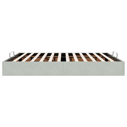 Struttura Letto Pouf senza Materasso 180x200 cm in Velluto