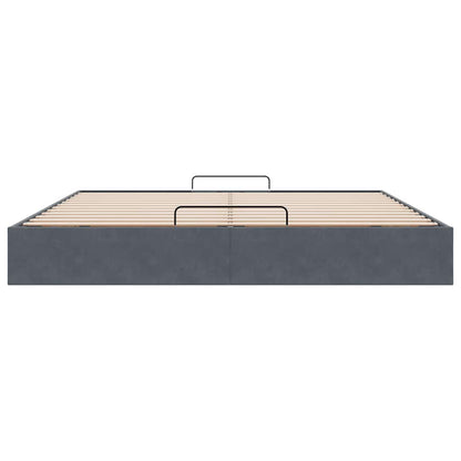 Struttura Letto Pouf senza Materasso 180x200 cm in Velluto
