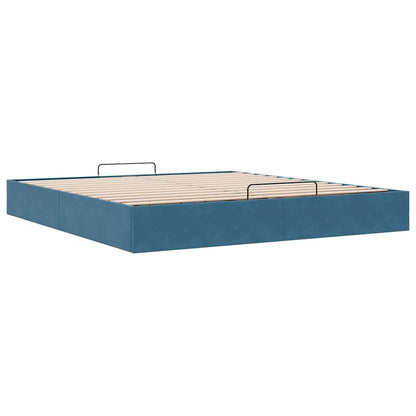 Struttura Letto Pouf senza Materasso 180x200 cm in Velluto - homemem39
