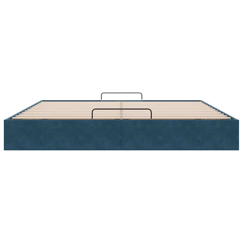 Struttura Letto Pouf senza Materasso 180x200 cm in Velluto