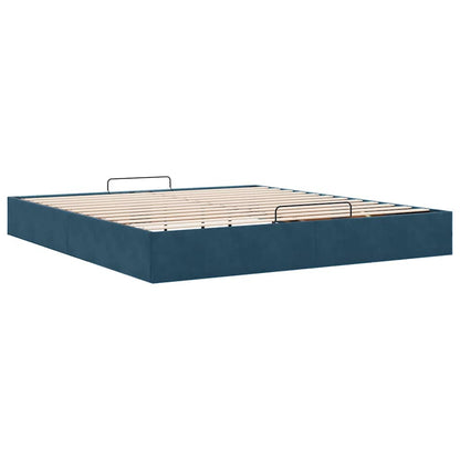 Struttura Letto Pouf senza Materasso 180x200 cm in Velluto