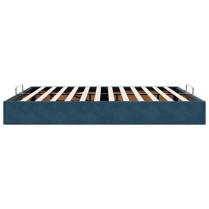 Struttura Letto Pouf senza Materasso 200x200 cm in Velluto
