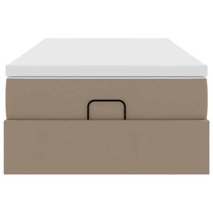 Struttura Letto Pouf con Materasso 90x200 cm Similpelle