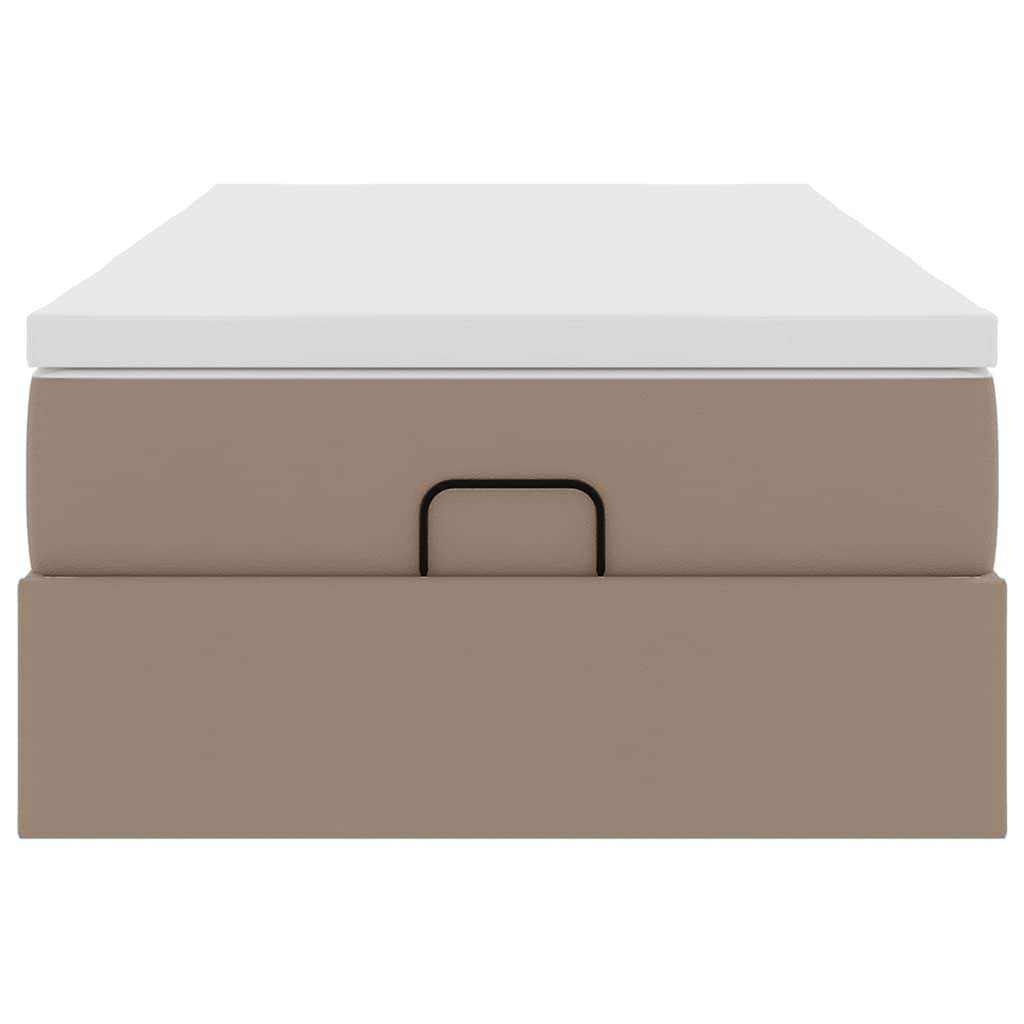 Struttura Letto Pouf con Materasso 100x200 cm Similpelle | homemem39