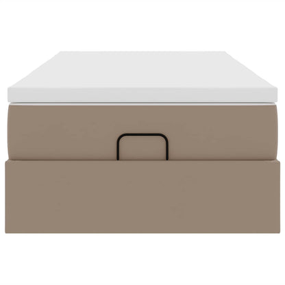 Struttura Letto Pouf con Materasso 100x200 cm Similpelle | homemem39
