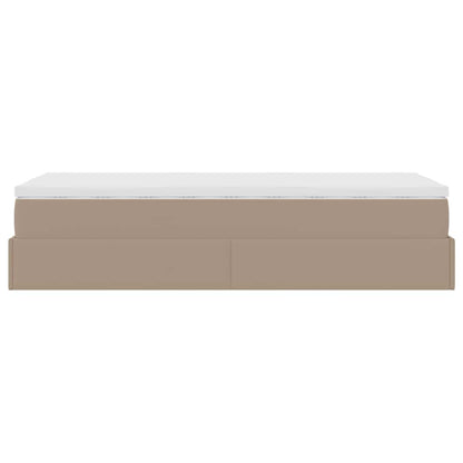 Struttura Letto Pouf con Materasso 100x200 cm Similpelle | homemem39