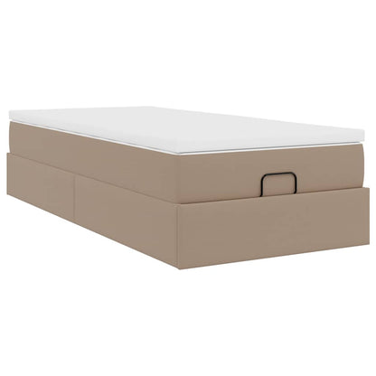 Struttura Letto Pouf con Materasso 100x200 cm Similpelle | homemem39