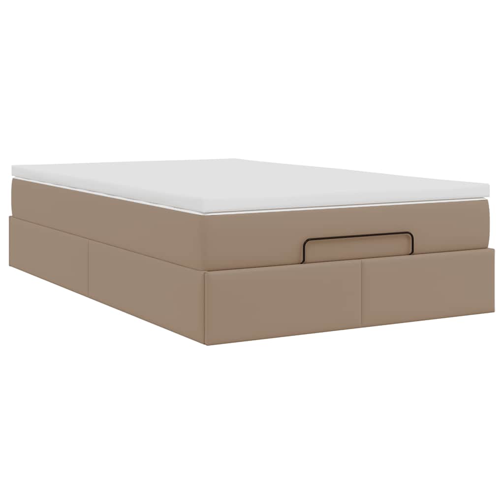 Struttura Letto Pouf con Materasso 120x190 cm Similpelle | homemem39