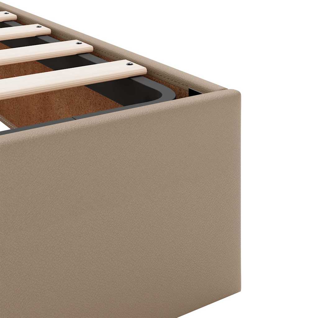 Struttura Letto Pouf con Materasso 120x200 cm Similpelle