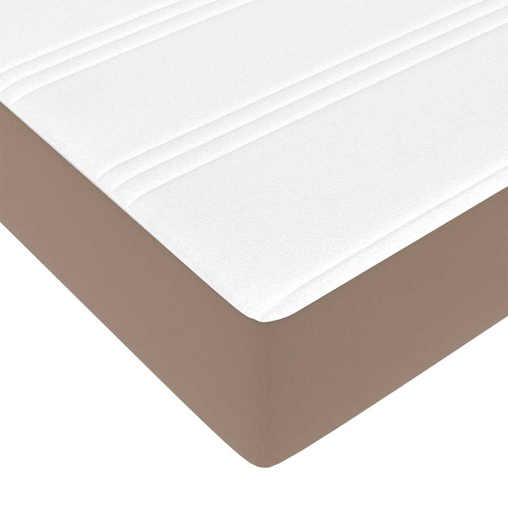 Struttura Letto Pouf con Materasso 120x200 cm Similpelle
