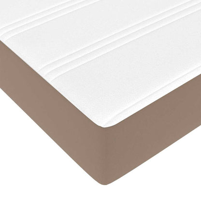 Struttura Letto Pouf con Materasso 120x200 cm Similpelle