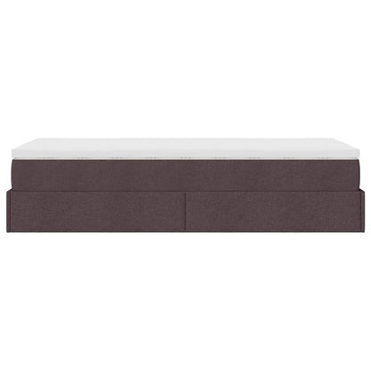 Struttura Letto Pouf con Materasso 80x200 cm in Tessuto | homemem39