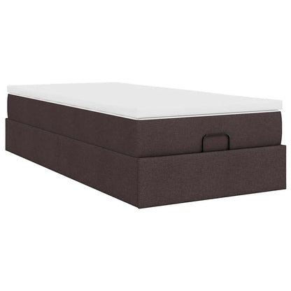 Struttura Letto Pouf con Materasso 90x190 cm in Tessuto