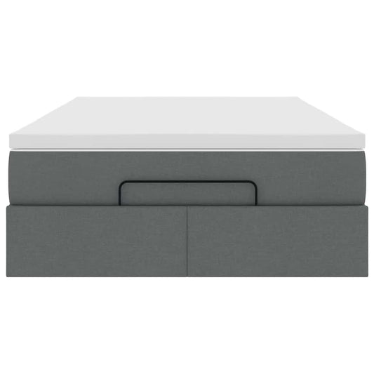Struttura Letto Pouf con Materasso 80x200 cm in Tessuto