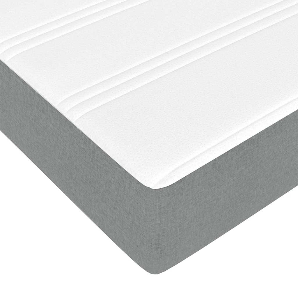 Struttura Letto Pouf con Materasso 120x200 cm in Tessuto