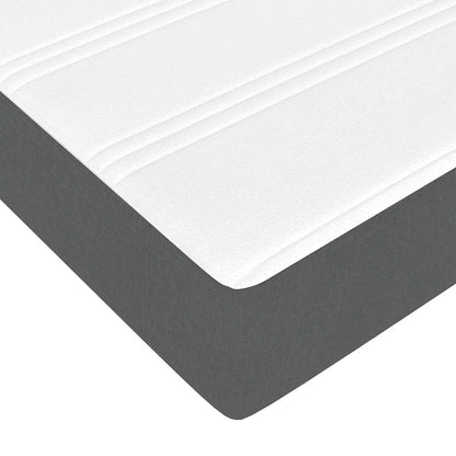 Struttura Letto Pouf con Materasso 140x200 cm in Tessuto