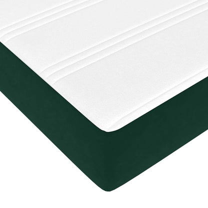 Struttura Letto Pouf con Materasso 160x200 cm in Velluto