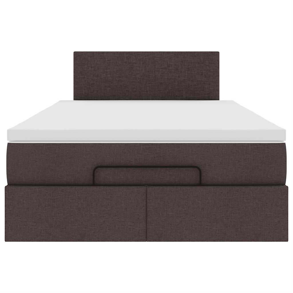 Struttura Letto Pouf con Materasso 80x200 cm in Tessuto