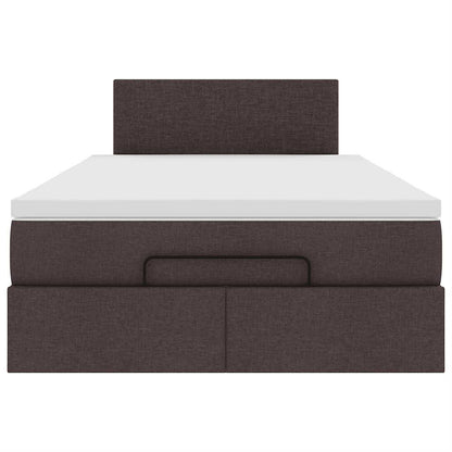 Struttura Letto Pouf con Materasso 80x200 cm in Tessuto