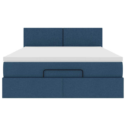 Pouf Letto con Materasso in Tessuto