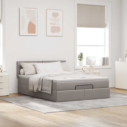 Pouf Letto con Materasso in Tessuto