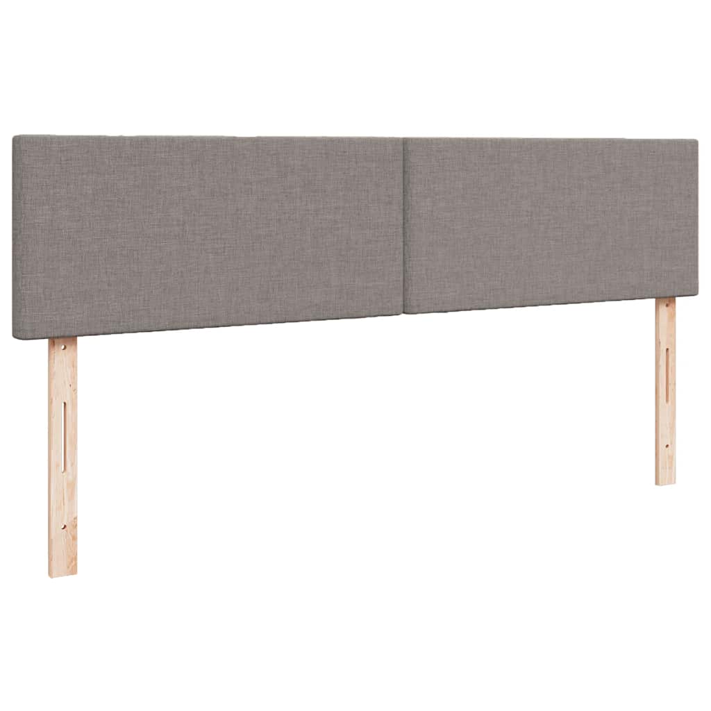 Struttura Letto Pouf con Materasso Tortora 180x200cm in Tessuto