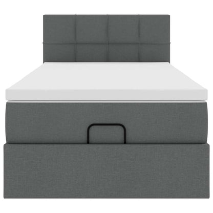 Struttura Letto Pouf con Materasso 90x190 cm in Tessuto