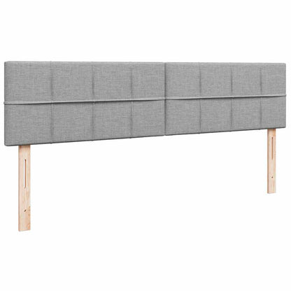 Struttura Letto Pouf con Materasso 200x200 cm in Tessuto