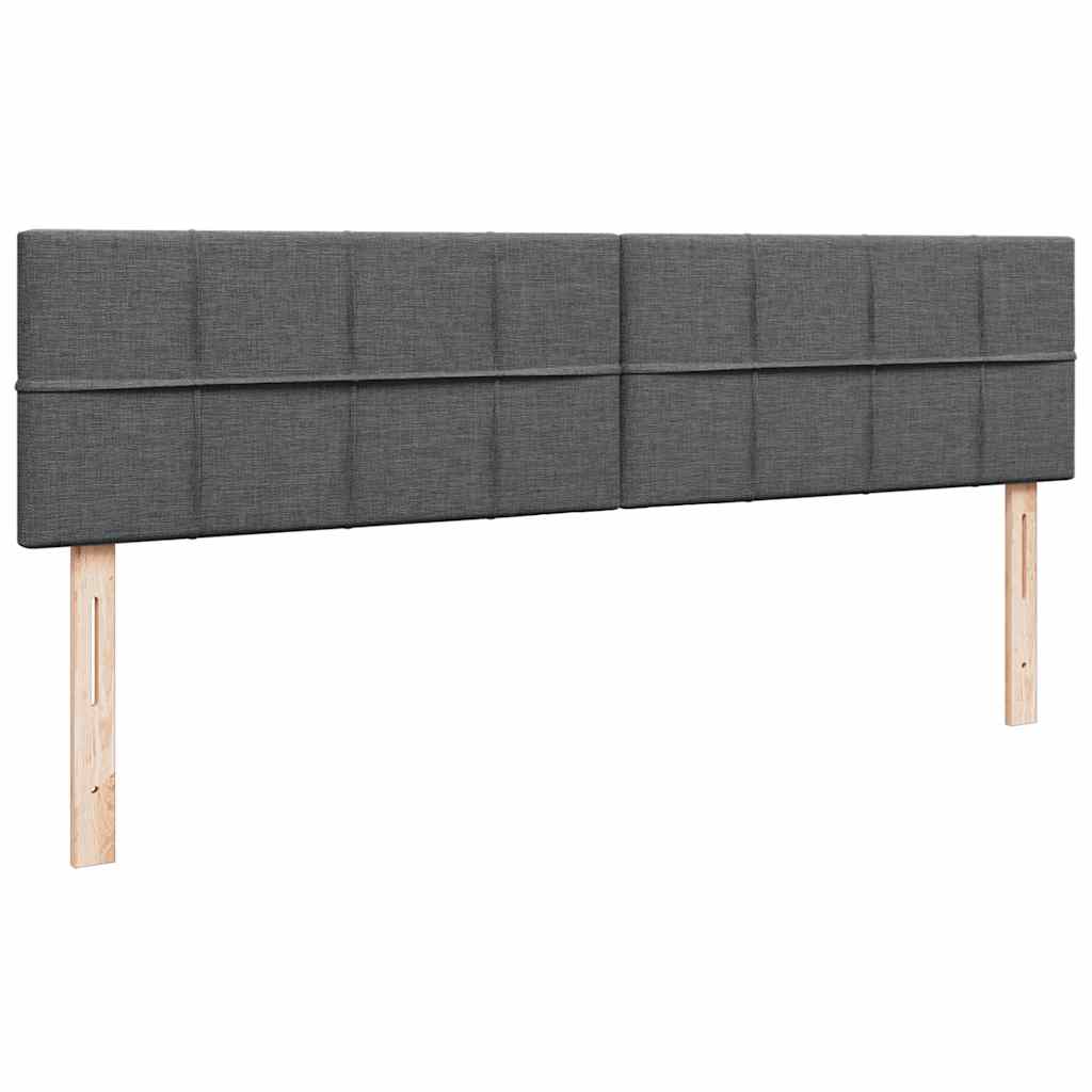 Struttura Letto Pouf con Materasso 200x200 cm in Tessuto