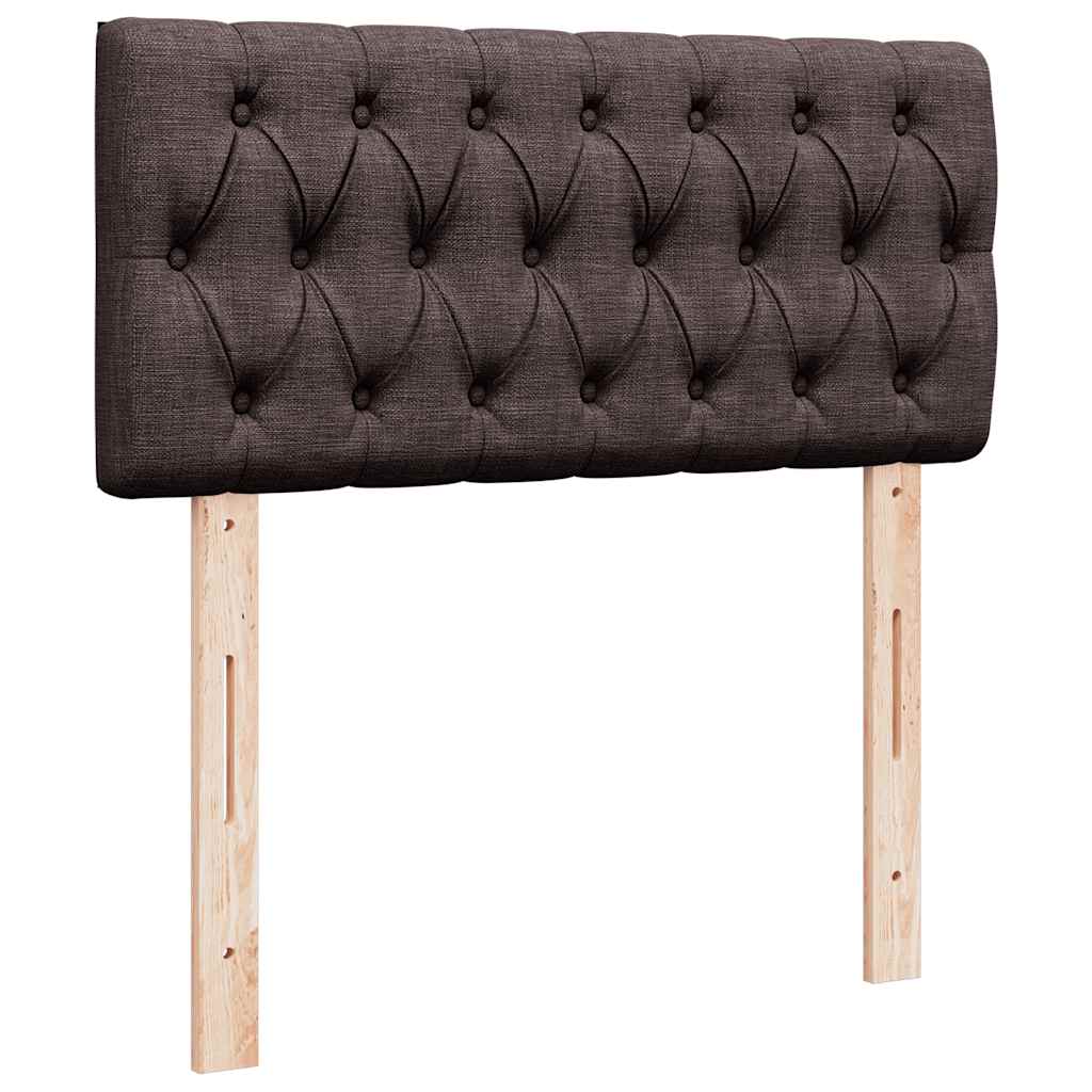 Struttura Letto Pouf con Materasso 90x190 cm in Tessuto | homemem39