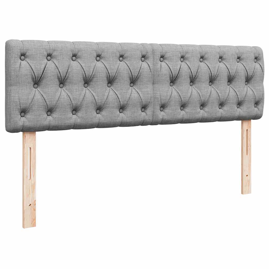 Struttura Letto Pouf con Materasso 140x200 cm in Tessuto