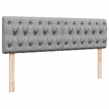 Struttura Letto Pouf con Materasso 140x200 cm in Tessuto