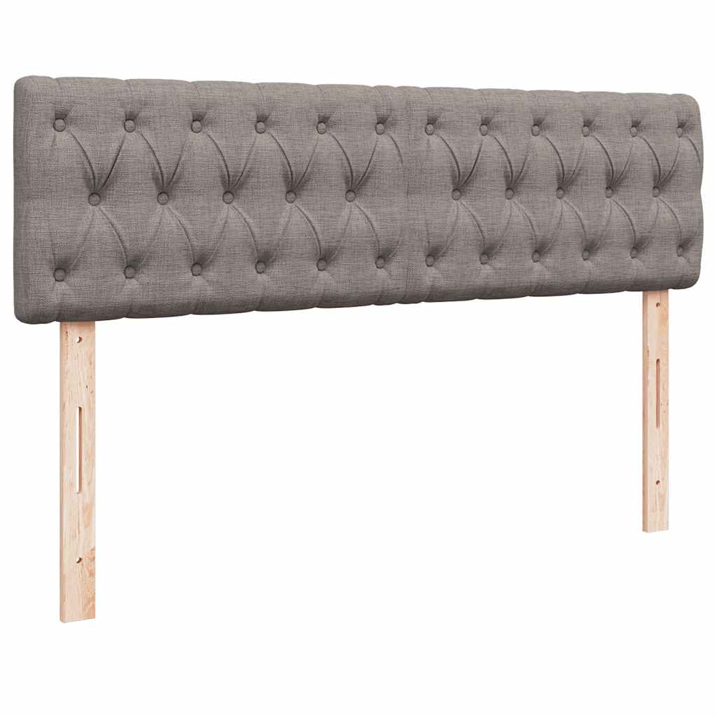 Pouf Letto con Materasso Tortora 140x200 cm in Tessuto
