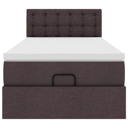 Struttura Letto Pouf con Materasso 90x190 cm in Tessuto | homemem39