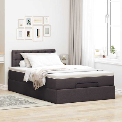 Struttura Letto Pouf con Materasso 80x200 cm in Tessuto