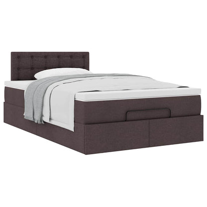 Struttura Letto Pouf con Materasso 80x200 cm in Tessuto | homemem39