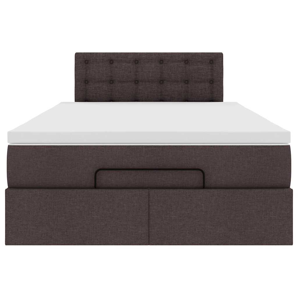 Struttura Letto Pouf con Materasso 80x200 cm in Tessuto