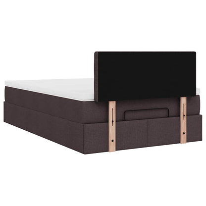 Struttura Letto Pouf con Materasso 80x200 cm in Tessuto