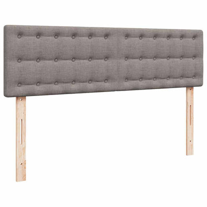 Pouf Letto con Materasso Tortora 140x190 cm in Tessuto