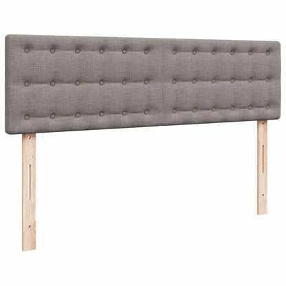 Pouf Letto con Materasso Tortora 140x200 cm in Tessuto