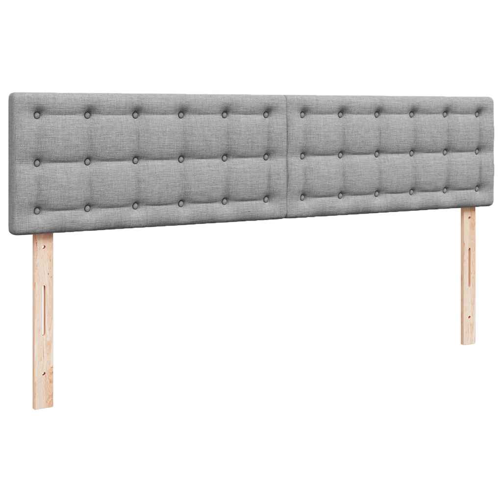 Struttura Letto Pouf con Materasso 200x200 cm in Tessuto | homemem39